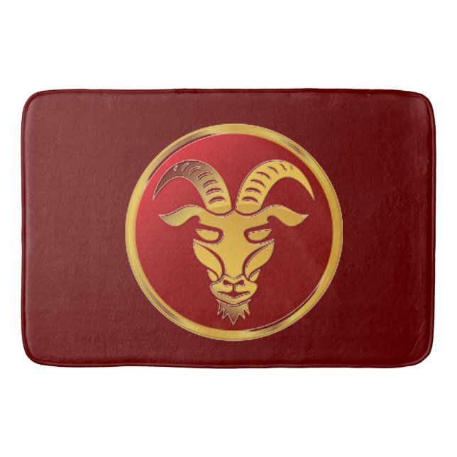 Aries Large Bath Mat (Front)