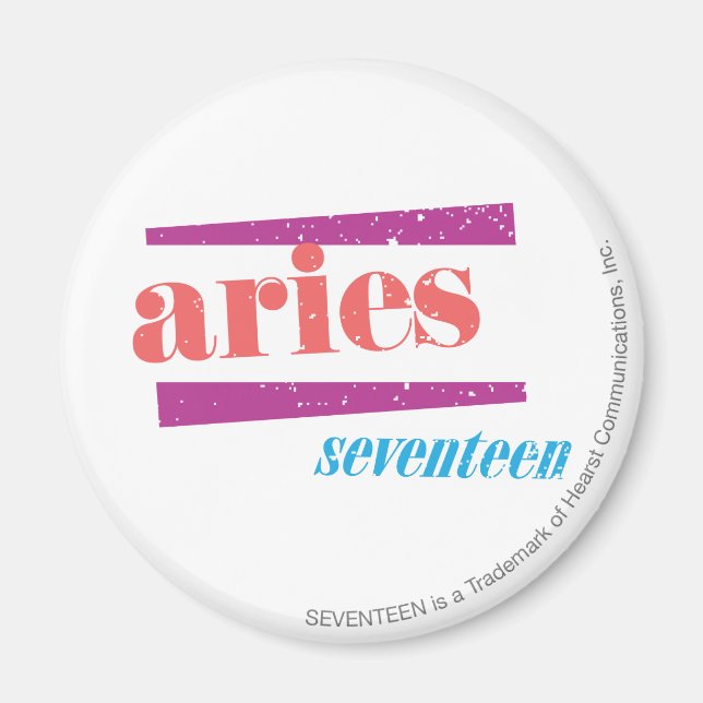 Aries Lt Pink Magnet (Front)