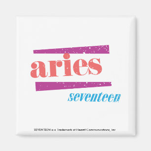 Aries Lt Pink Magnet