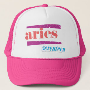 Aries Lt Pink Trucker Hat
