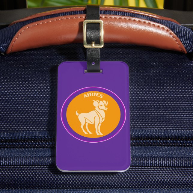 Aries Luggage Tag  (Front Insitu 2)