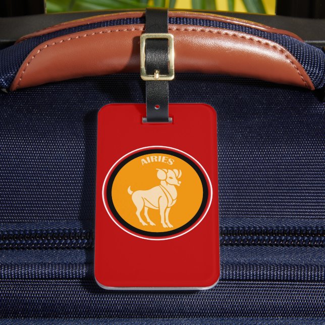 Aries Luggage Tag  (Front Insitu 2)
