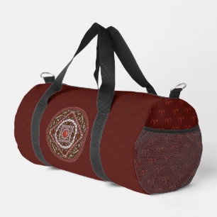Aries Mandala Duffle Bag