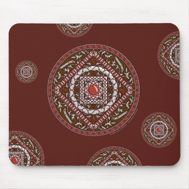 Aries Mandala Mousepad (Front)