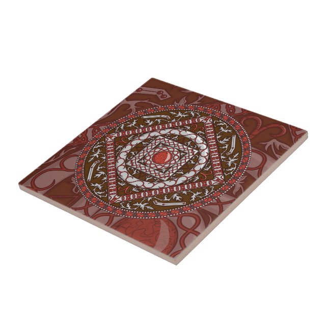 Aries Mandala Tile (Side)