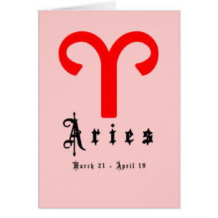 Aries, March 21 -April 19