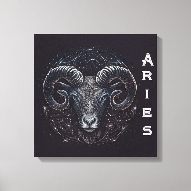 Aries—March 21-April 19  Canvas Print (Front)