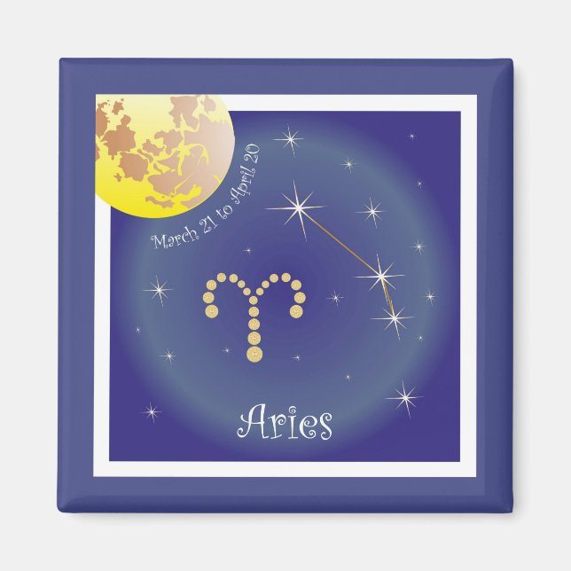 Aries March 21 to April 20 Magnet (Front)