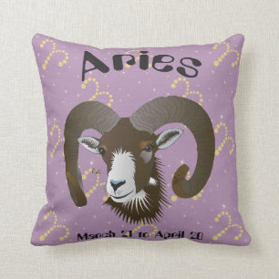 Aries March 21 to April 20 Pillows