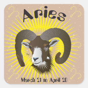 Aries March 21 to April 20 Sticker