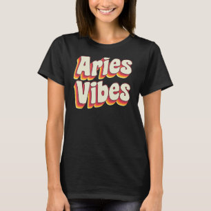 Aries March April birthday Retro astrology Aries Z T-Shirt
