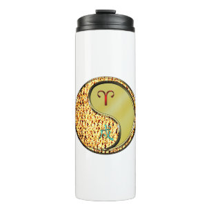 Aries & Metal Dog Thermal Tumbler