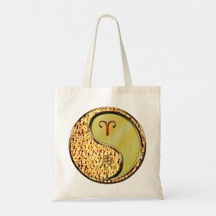 Aries & Metal Dragon Tote Bag