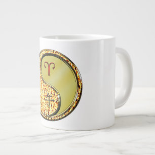 Aries & Metal Horse Large Coffee Mug