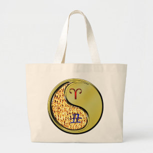 Aries & Metal Ox Large Tote Bag