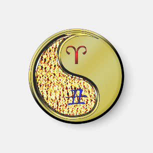 Aries & Metal Ox Magnet