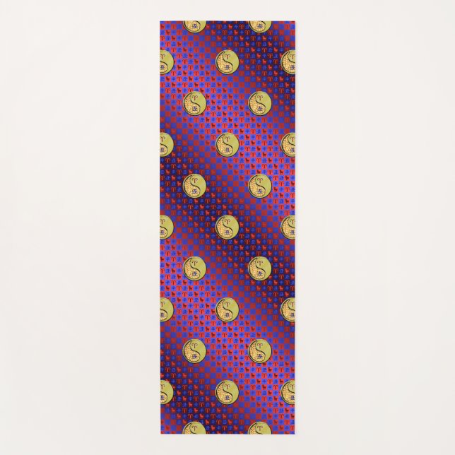 Aries & Metal Ox Yoga Mat (Front)