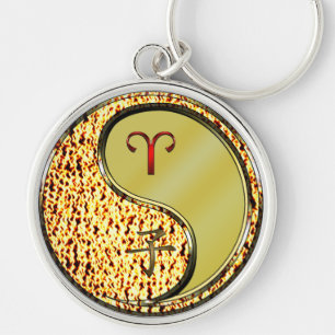 Aries & Metal Rat Key Ring