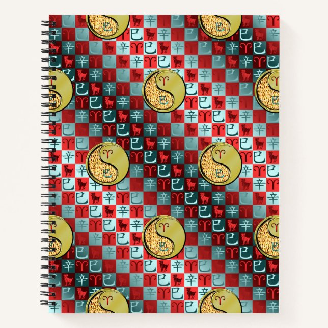 Aries & Metal Snake Notebook (Front)