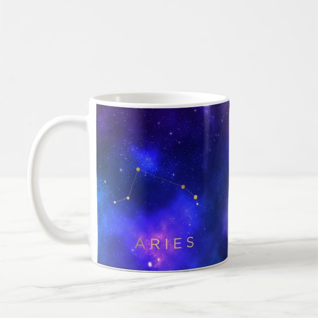 Aries Personalised Coffee Mug (Left)