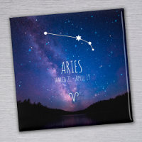 Aries | Personalised Zodiac Constellation Magnet