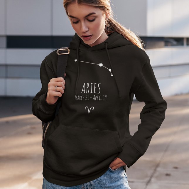 Aries | Personalized Zodiac Constellation Hoodie (Creator Uploaded)