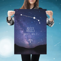 Aries | Personalized Zodiac Constellation Poster