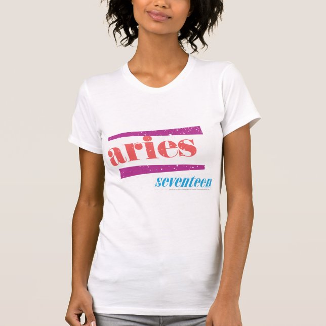 Aries Pink T-Shirt (Front)