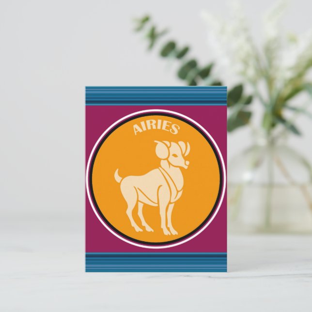 Aries Postcard (Standing Front)
