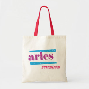 Aries Purple Tote Bag