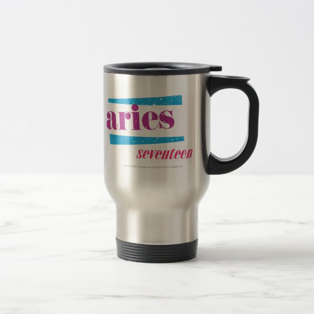 Aries Purple Travel Mug (Right)