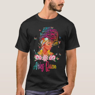 Aries Queen Black Women Persistent Sophisticated B T-Shirt