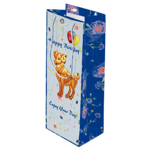 Aries Ram Birthday Wine Gift Bag