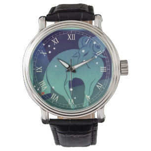 Aries Ram Constellation, Vintage Zodiac Astrology Watch