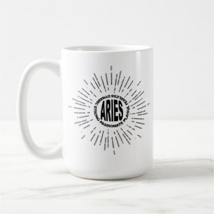 Aries Ram happy March birthday April zodiac sign Coffee Mug