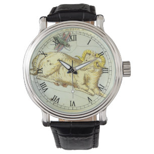 Aries Ram, Vintage Constellation, Urania's Mirror Watch