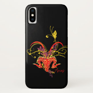 Aries Ram Zodiac Sign with "V" Case-Mate iPhone Ca X Case