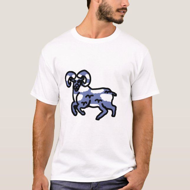 Aries Ram Zodiac T‑Shirt – Strong Aries Energy  T-Shirt (Front)