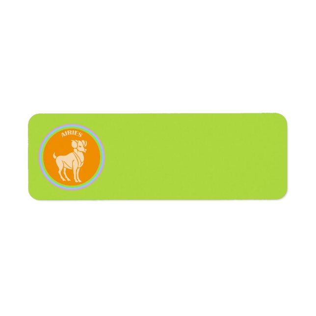 Aries Return Address Label (Front)