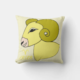 Aries Reversible Throw Pillow