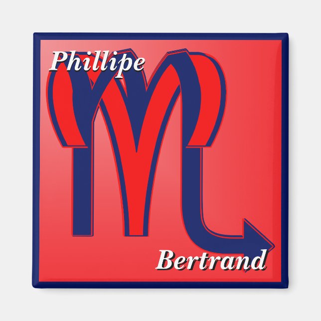 Aries & Scorpio Magnet (Front)