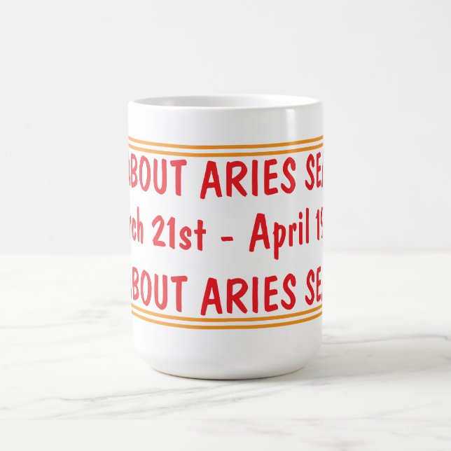 Aries Season Coffee Mug (Center)