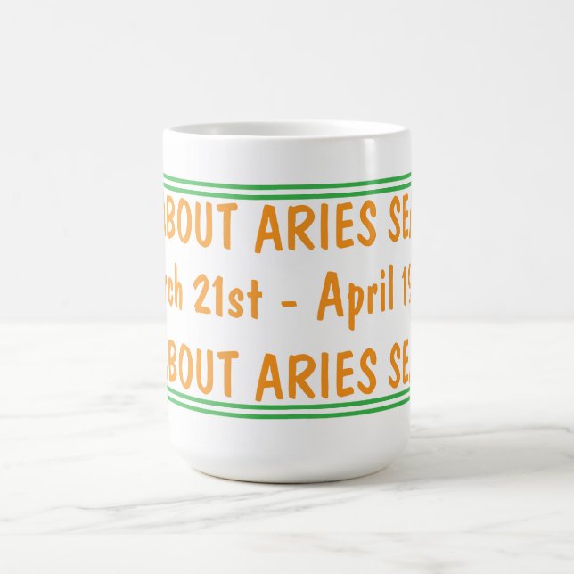 Aries Season Coffee Mug (Center)