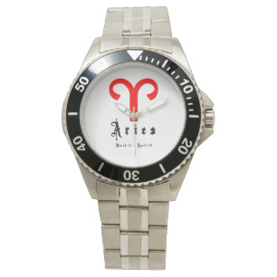 Aries Sign Astrology Zodiac Watch
