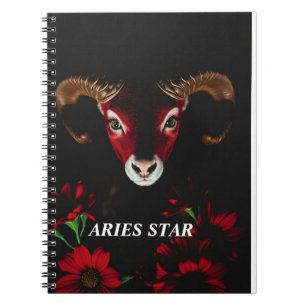 Aries Sign Collection Notebook