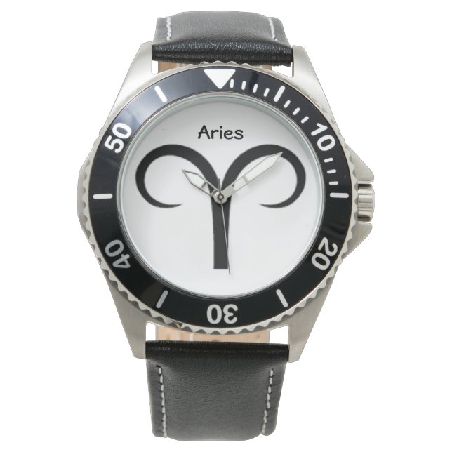 Aries Sign of the Zodiac Watches. Watch (Front)