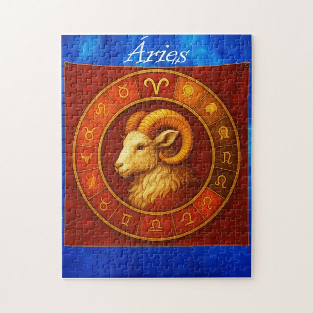 Aries Sign Puzzle (Vertical)