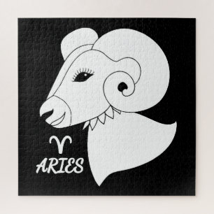 Aries Silhouette Jigsaw Puzzle