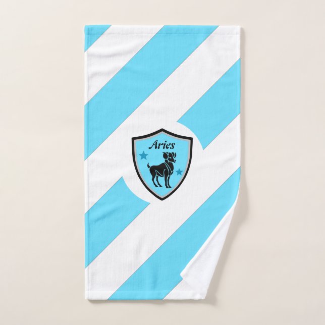 Aries symbol hand towel (Hand Towel)