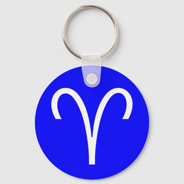 Aries Symbol Key Ring (Front)